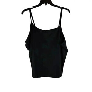 Lane Bryant Womens Tank Top Black Camisole Spaghetti Strap Solid 26/28